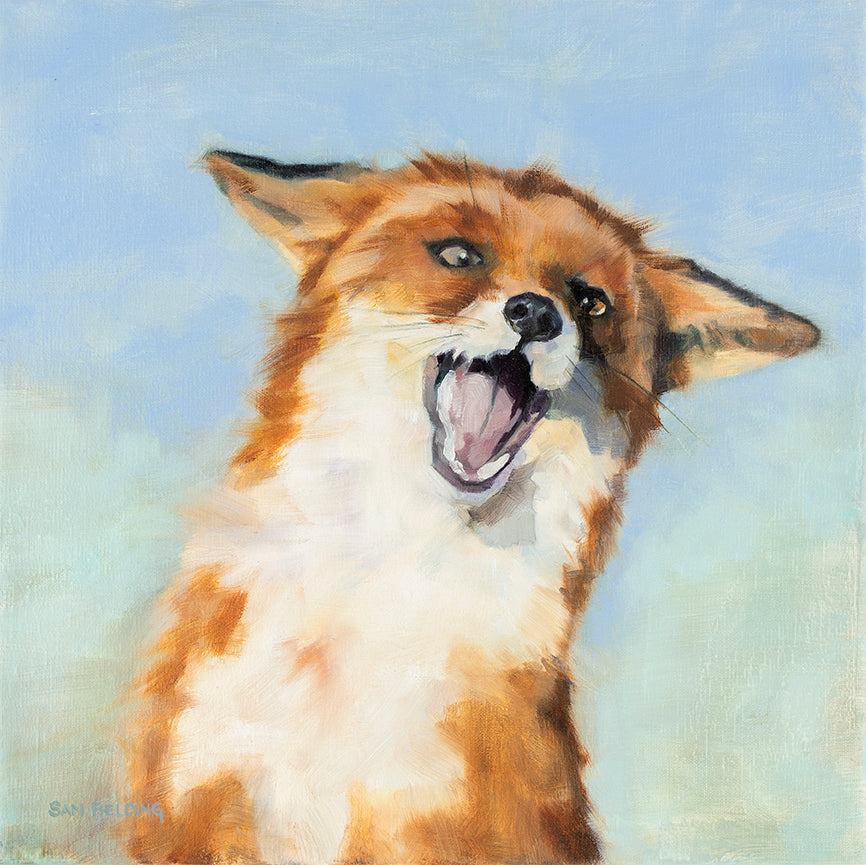 Red Fox Smiling