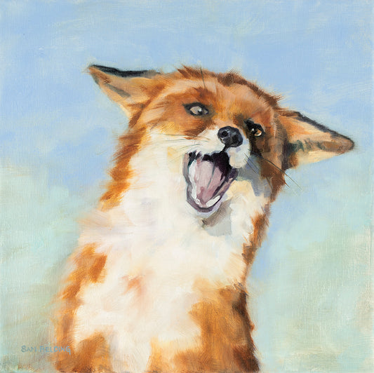 Red Fox Smiling